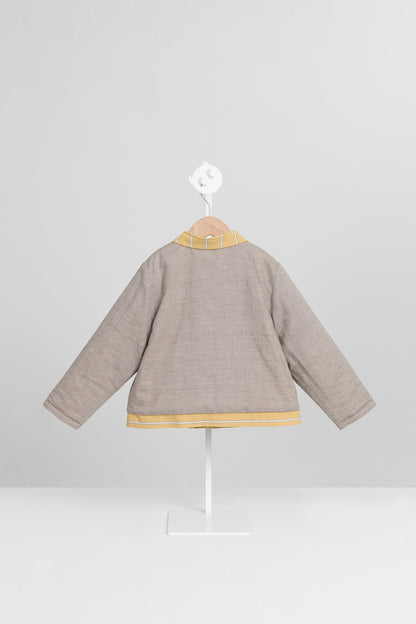 【予約商品】Mainコレクション：Eko Stripeリバーシブルジャケット